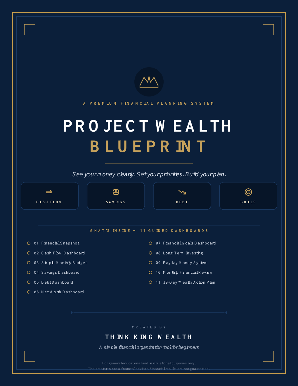 Project Wealth Blueprint PDF cover